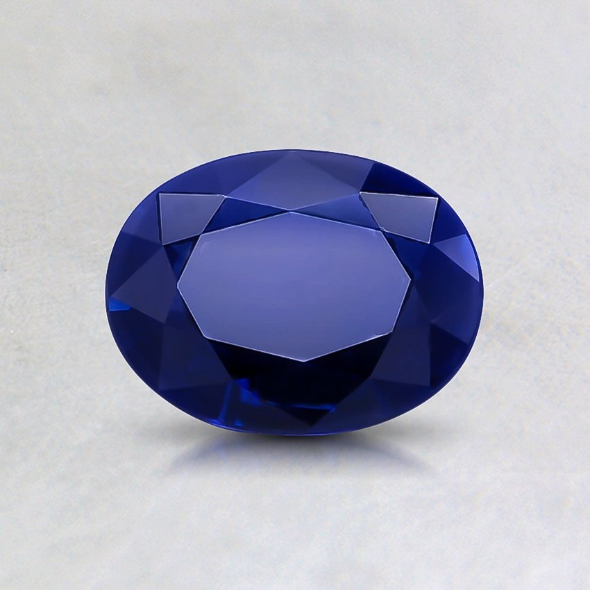 8.9X6.9mm Blue Oval Sapphire
