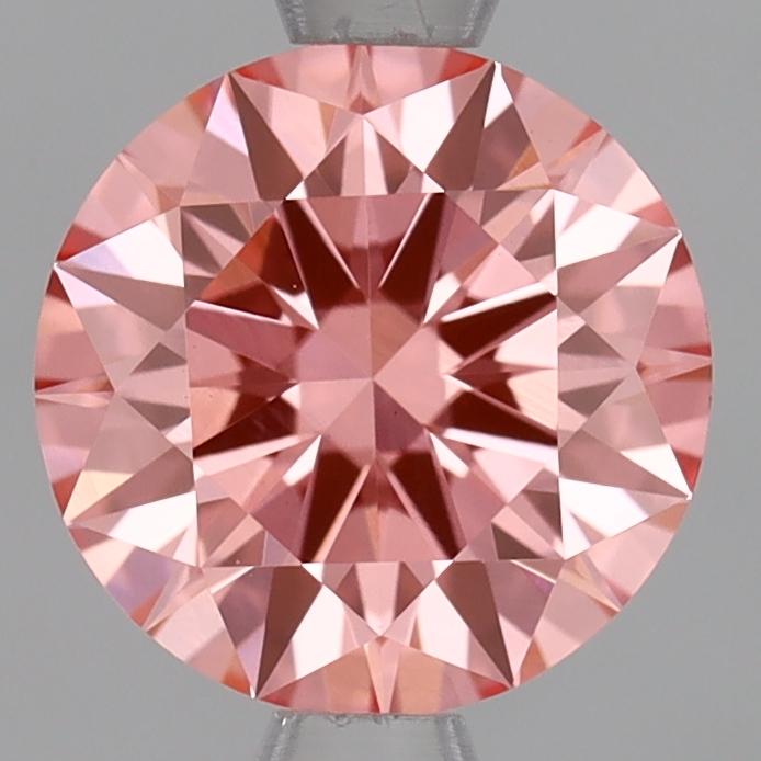 1.06 Ct. Fancy Vivid Pink Round Lab Grown Diamond