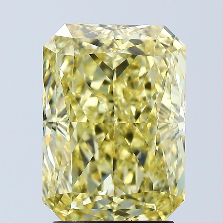 3.05 Ct. Fancy Vivid Yellow Radiant Lab Grown Diamond