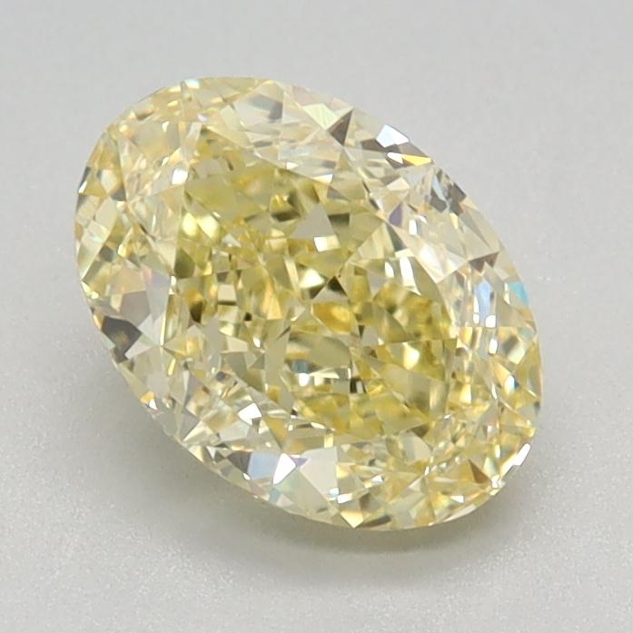 1.15 Ct. Fancy Intense Yellow Oval Lab Grown Diamond