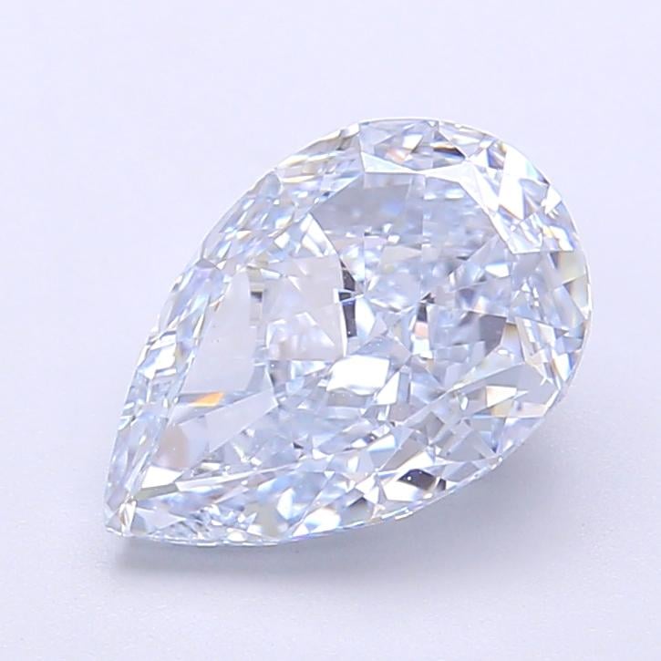 2.53 Ct. Fancy Intense Blue Pear Lab Grown Diamond