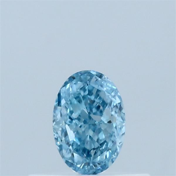 0.48 Ct. Fancy Vivid Blue Round Lab Grown Diamond