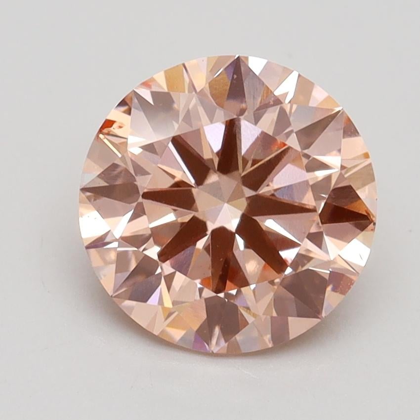 2.11 Ct. Fancy Intense Pink Round Lab Grown Diamond