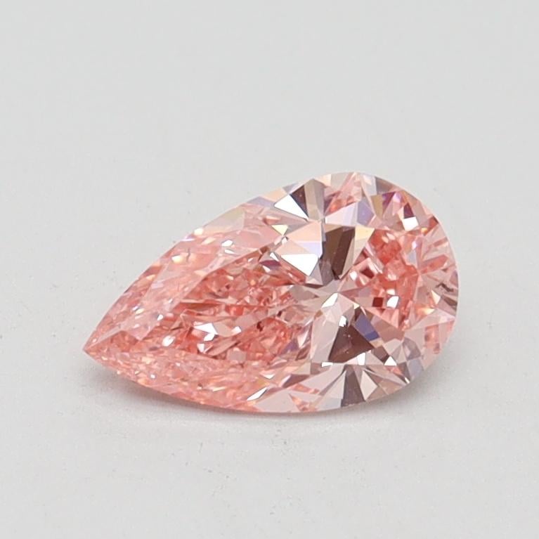 0.53 Ct. Fancy Intense Pink Pear Lab Grown Diamond