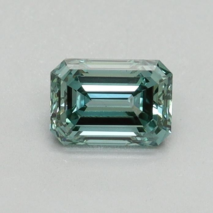 0.48 Ct. Fancy Vivid Green Emerald Lab Grown Diamond