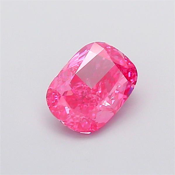 1.28 Ct. Fancy Vivid Pink Cushion Lab Grown Diamond