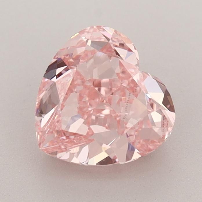 1.62 Ct. Fancy Intense  Pink Heart Lab Grown Diamond
