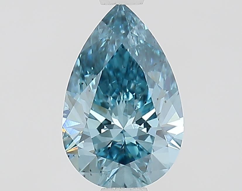 1.00 Ct. Fancy Vivid Blue Pear Lab Grown Diamond