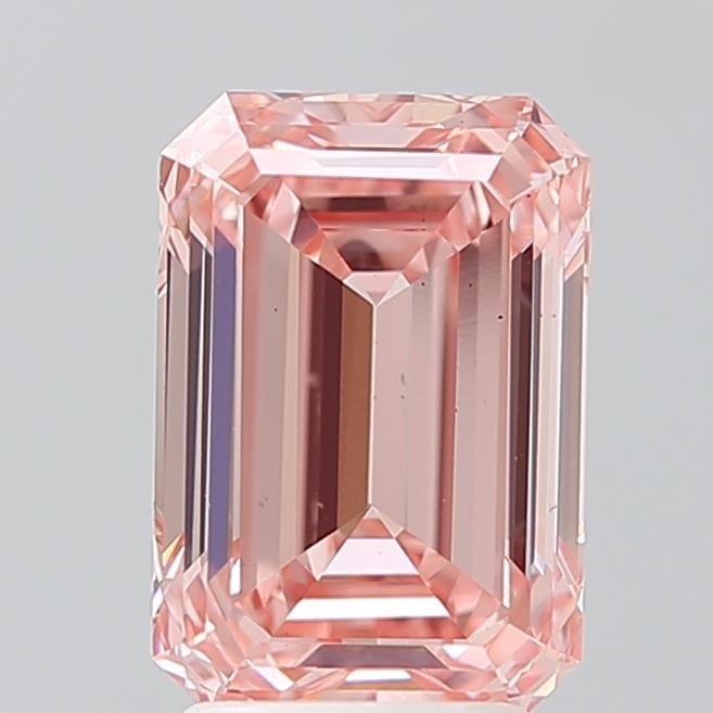 3.30 Ct. Fancy Intense Pink Emerald Lab Grown Diamond