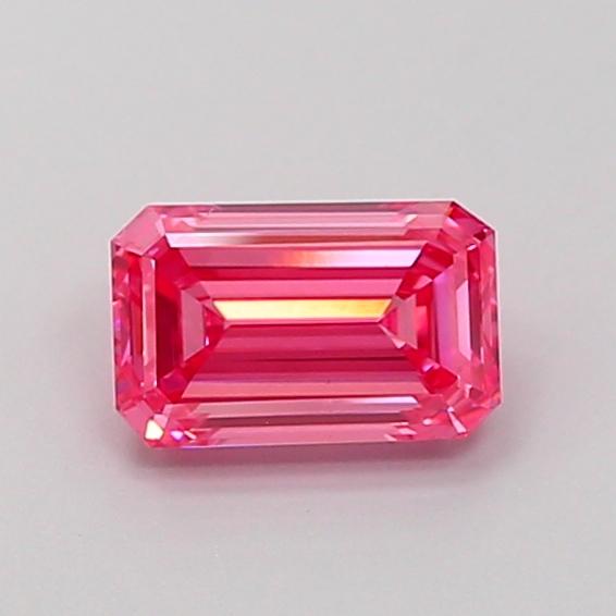 1.03 Ct. Fancy Vivid  Pink Emerald Lab Grown Diamond
