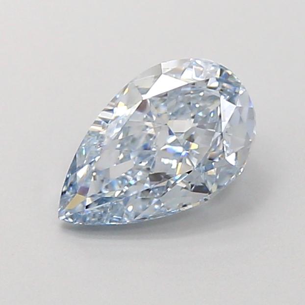 1.12 Ct. Fancy Intense Blue Pear Lab Grown Diamond