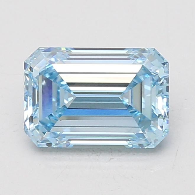1.94 Ct. Fancy Intense Blue Emerald Lab Grown Diamond