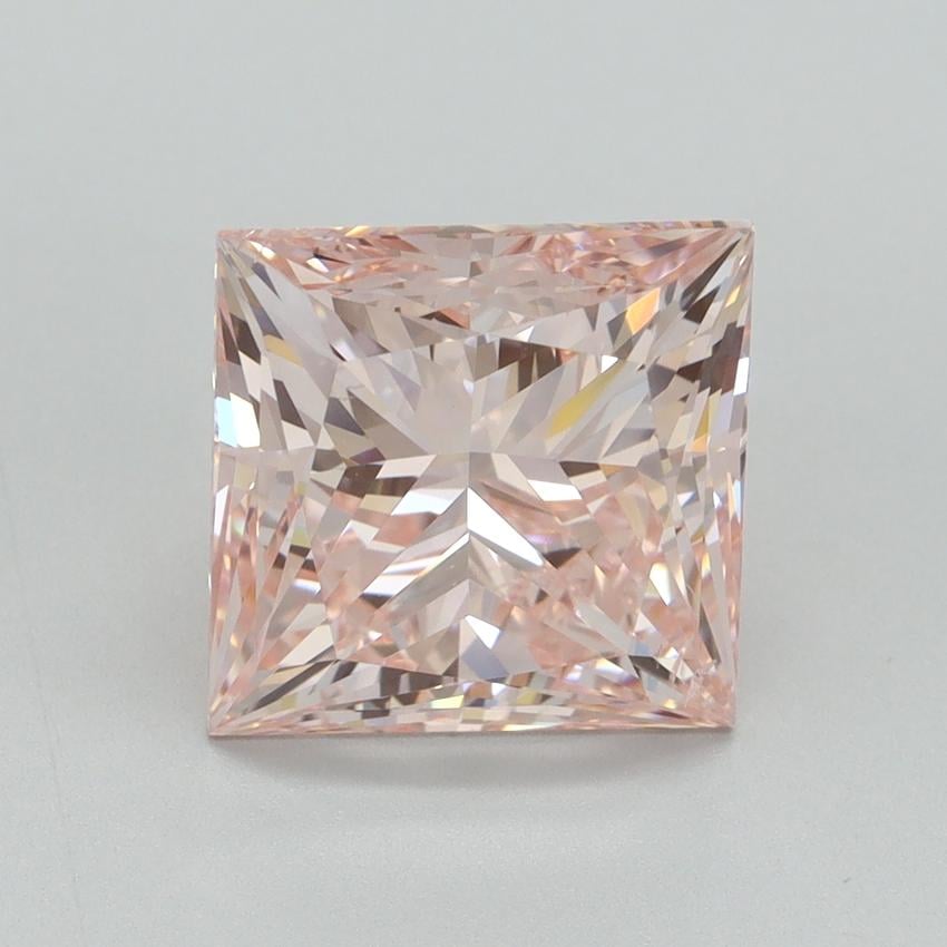 4.54 Ct. Fancy Intense Pink Princess Lab Grown Diamond
