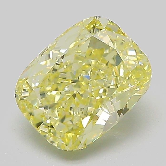 1.80 Ct. Fancy  Yellow Cushion Lab Grown Diamond