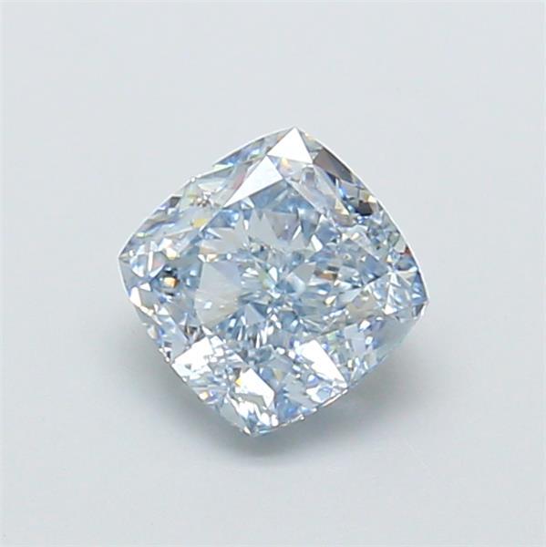 1.02 Ct. Fancy Intense  Blue Cushion Lab Grown Diamond