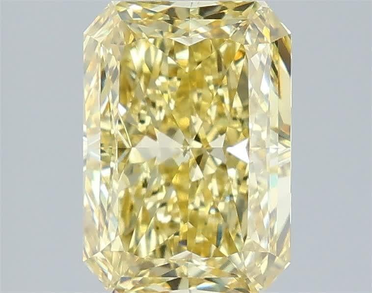 3.09 Ct. Fancy Intense Yellow Radiant Lab Grown Diamond