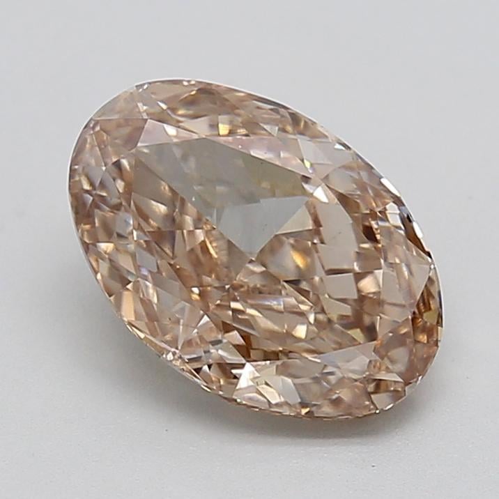 2.38 Ct. Fancy  Brown Oval Lab Grown Diamond