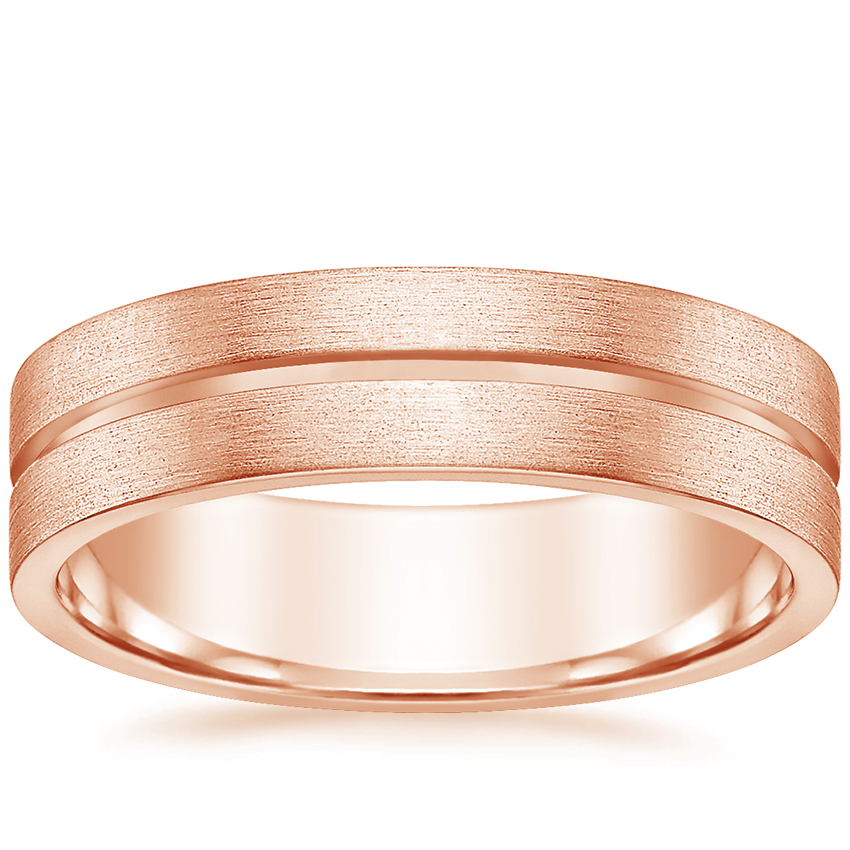 Mason Wedding Ring in 14K Rose Gold