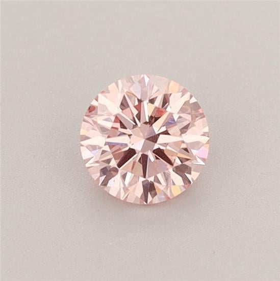 0.39 Ct. Fancy Intense Pink Round Lab Grown Diamond