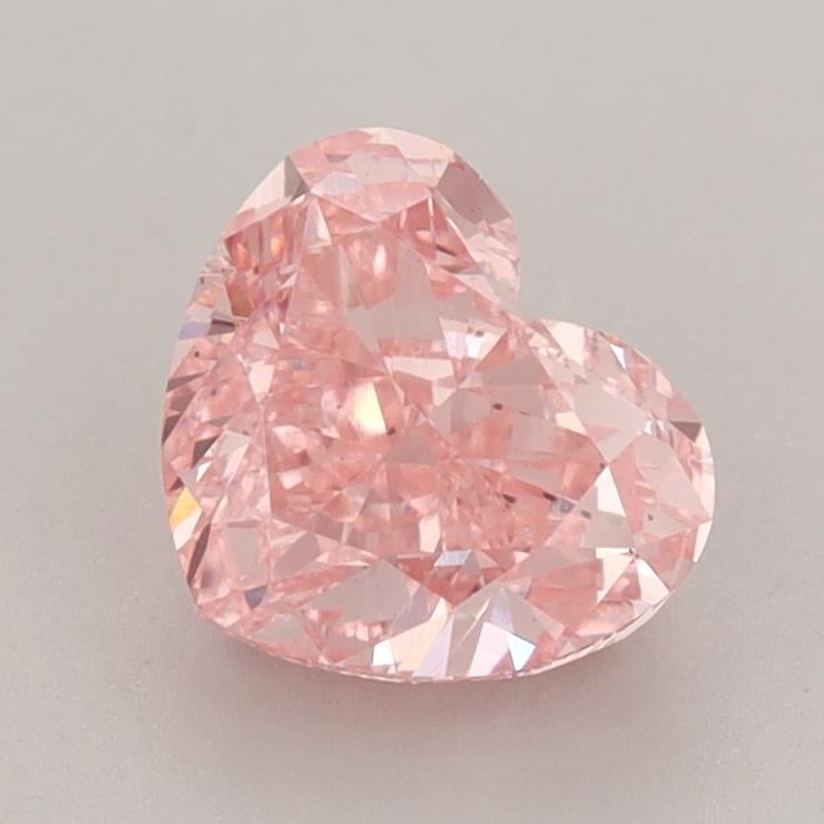 1.72 Ct. Fancy Vivid  Pink Heart Lab Grown Diamond