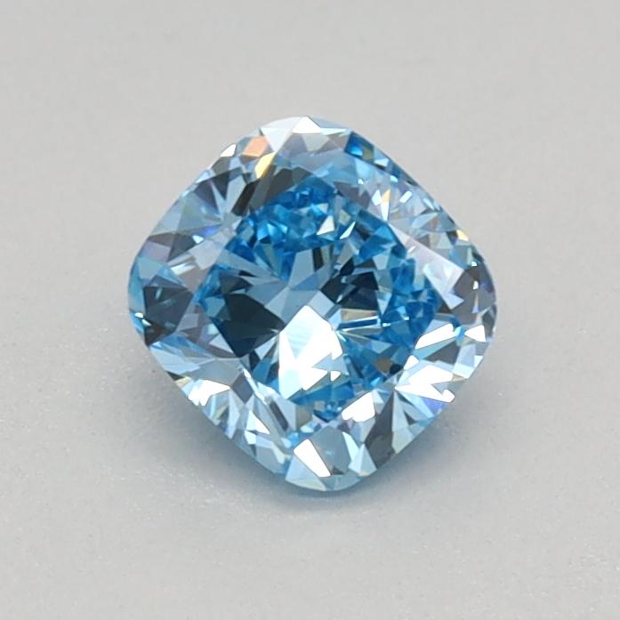 0.42 Ct. Fancy Vivid Blue Cushion Lab Grown Diamond