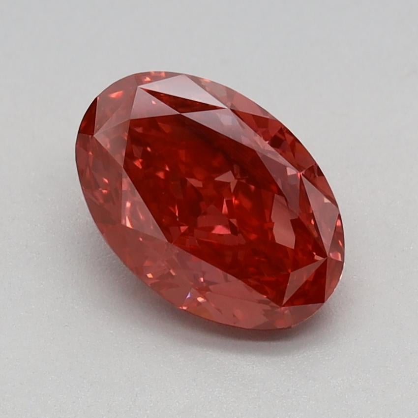1.06 Ct. Fancy Vivid Pink Oval Lab Grown Diamond