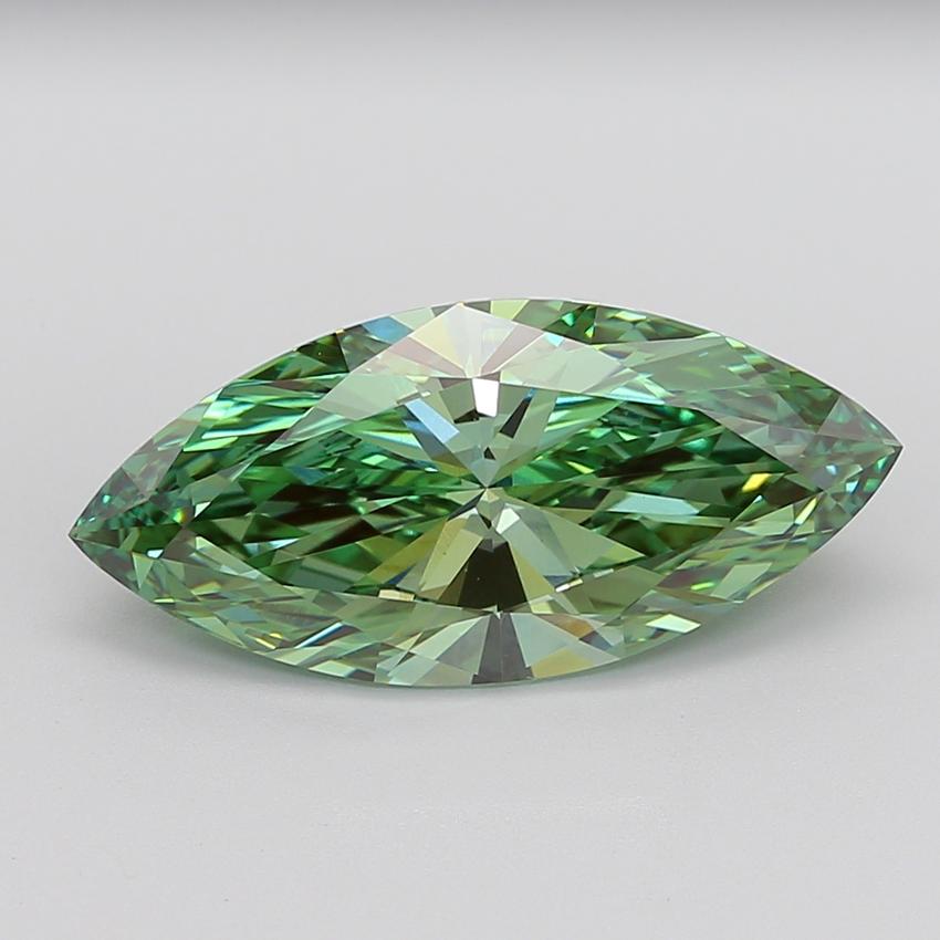 6.51 Ct. Fancy Vivid Pink Marquise Lab Grown Diamond