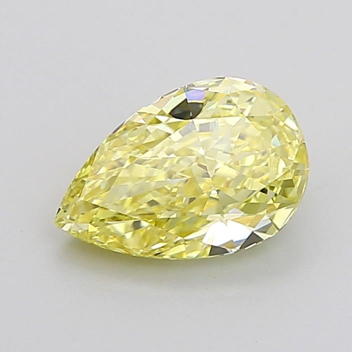2.01 Ct. Fancy Intense None Yellow Pear Lab Grown Diamond