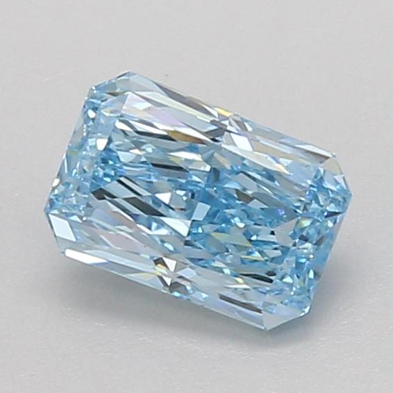 1.07 Ct. Fancy Vivid Blue Radiant Lab Grown Diamond