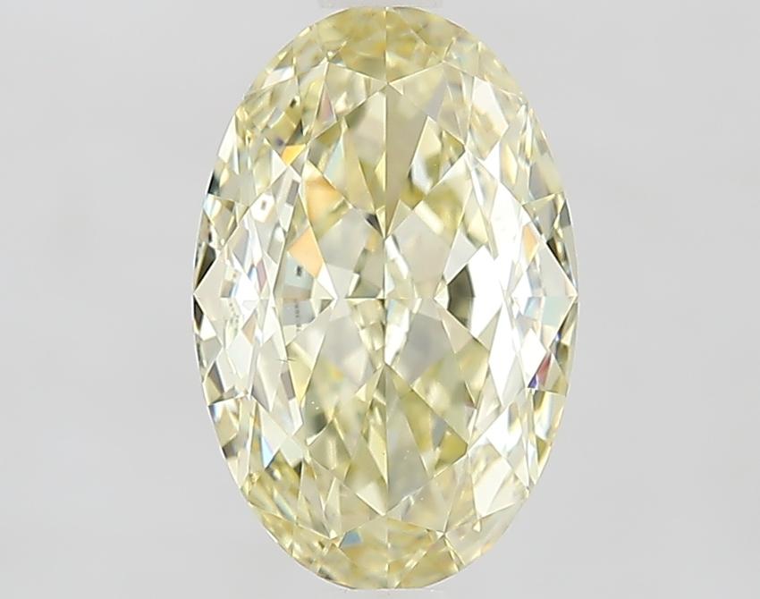 1.92 Ct. Fancy Yellow Oval Lab Grown Diamond