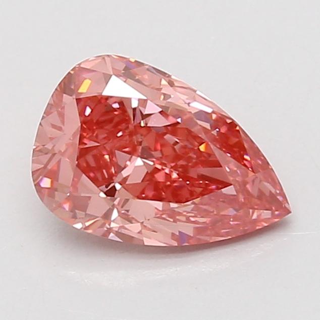 1.54 Ct. Fancy Vivid Pink Pear Lab Grown Diamond