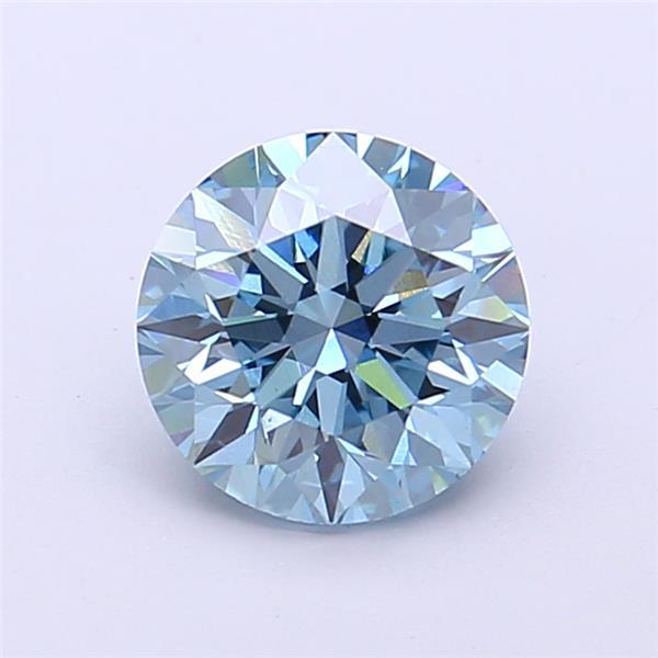 1.40 Ct. Fancy Vivid  Blue Round Lab Grown Diamond