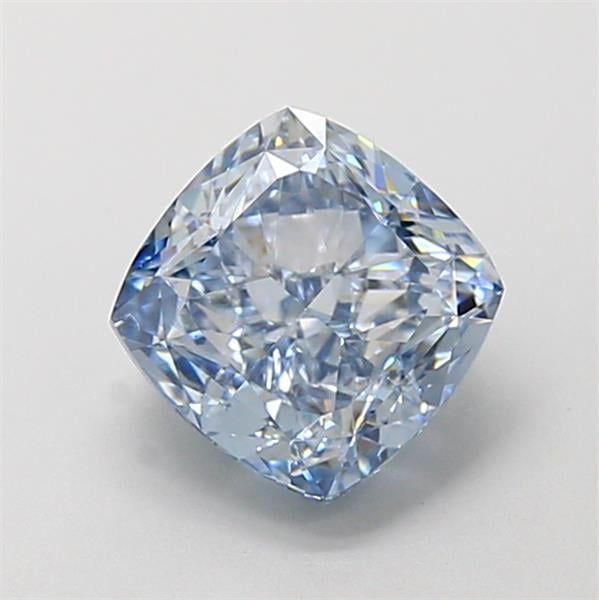 1.77 Ct. Fancy Intense Blue Cushion Lab Grown Diamond
