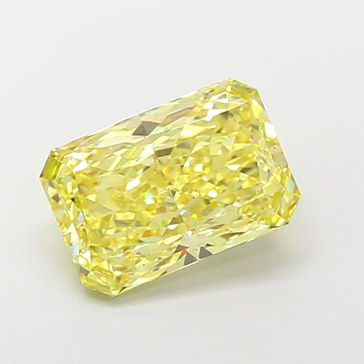 3.55 Ct. Fancy Intense  Yellow Radiant Lab Grown Diamond