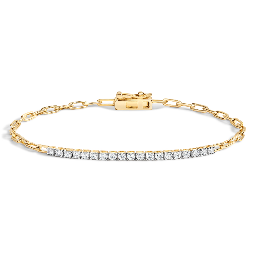 Paperclip Lab Diamond Tennis Bracelet - Brilliant Earth