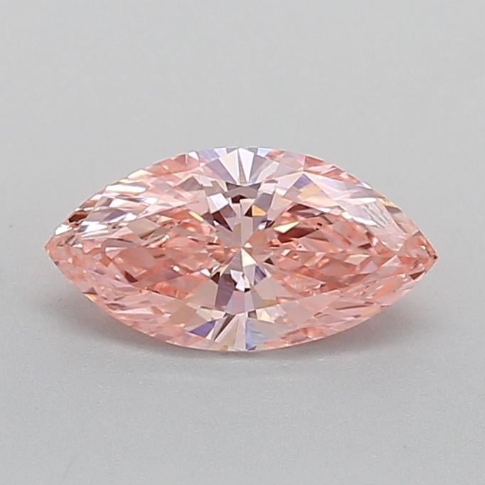 0.99 Ct. Fancy Vivid Pink Marquise Lab Grown Diamond
