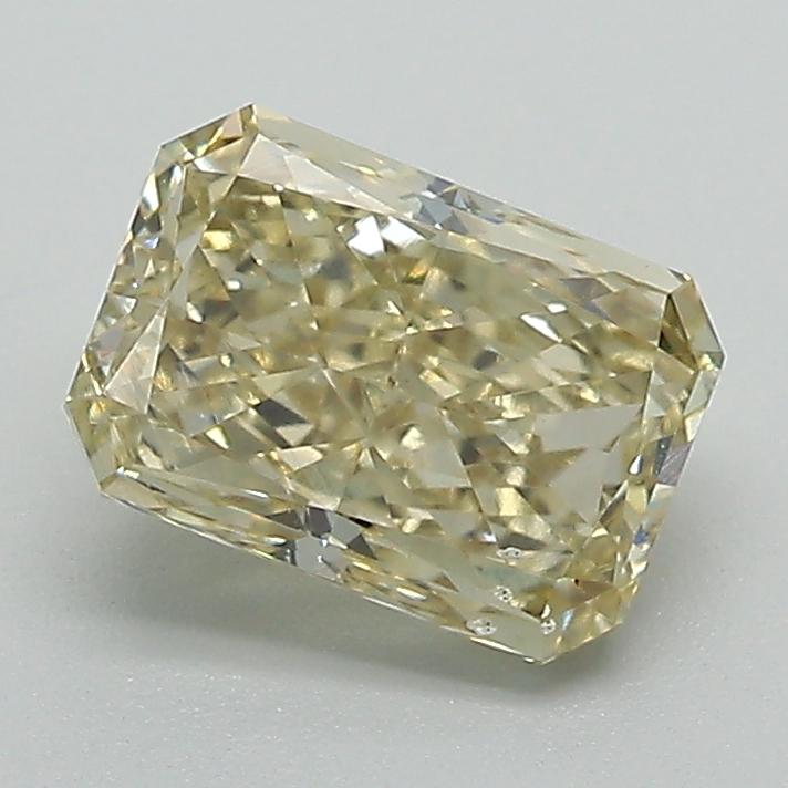 1.58 Ct. Fancy Vivid Yellow Radiant Lab Grown Diamond