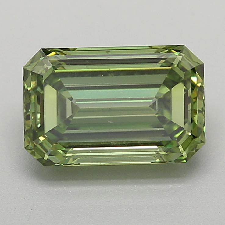 1.49 Ct. Fancy Vivid  Green Emerald Lab Grown Diamond