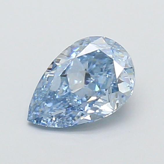 1.00 Ct. Fancy Vivid Blue Pear Lab Grown Diamond