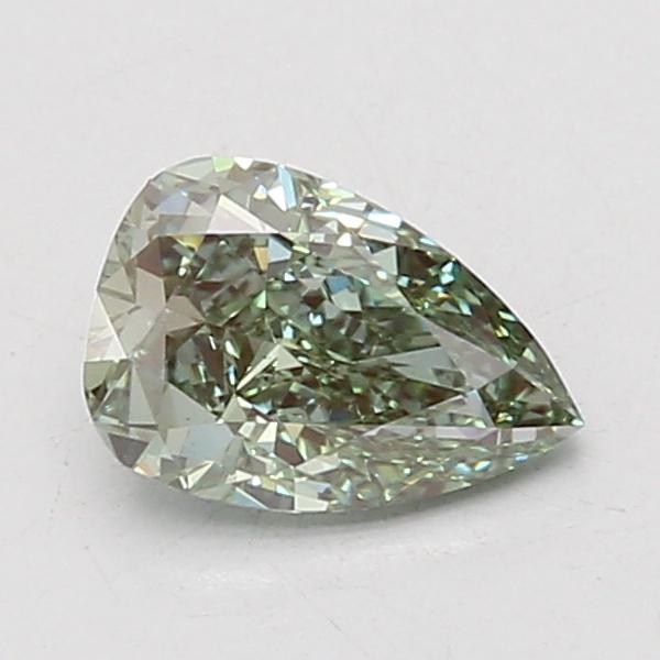 1.04 Ct. Fancy Intense Green Pear Lab Grown Diamond