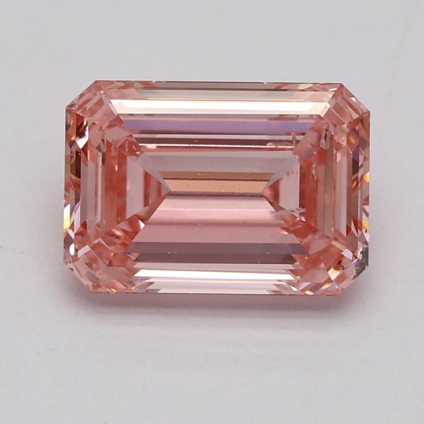 2.00 Ct. Fancy Intense Pink Emerald Lab Grown Diamond