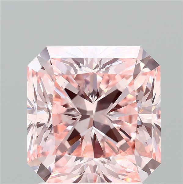 2.55 Ct. Fancy Vivid Pink Radiant Lab Grown Diamond