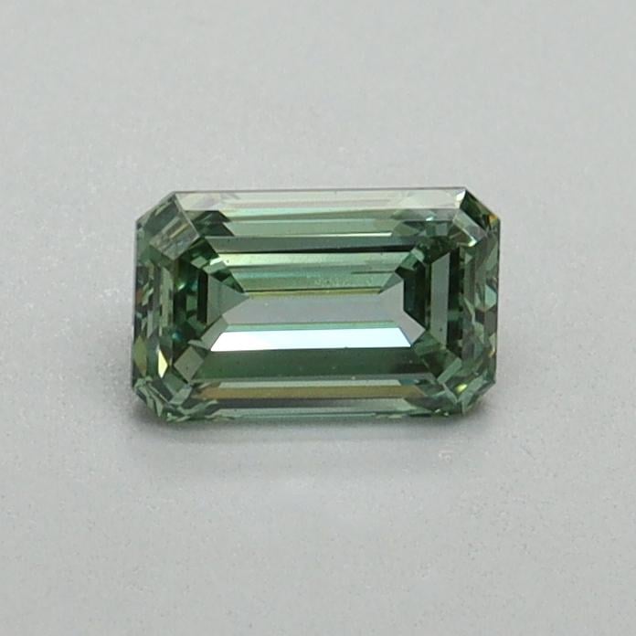 0.42 Ct. Fancy Vivid Green Emerald Lab Grown Diamond