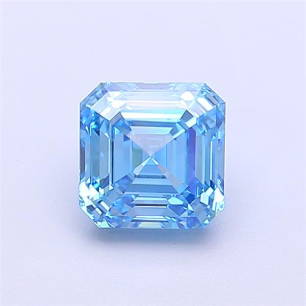1.07 Ct. Fancy Vivid  Blue Asscher Lab Grown Diamond