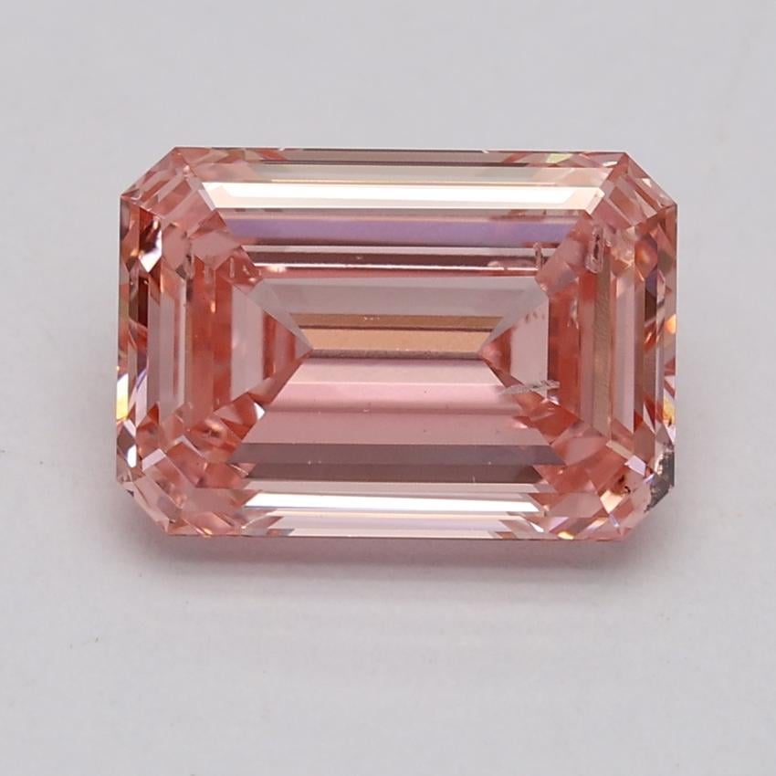 2.00 Ct. Fancy Intense Pink Emerald Lab Grown Diamond