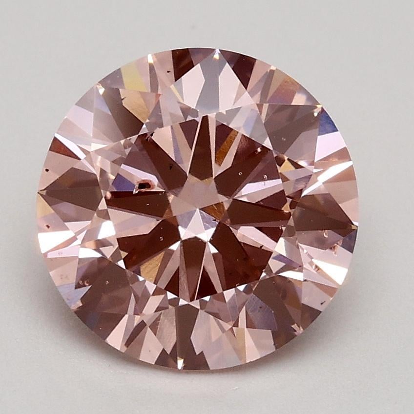 1.80 Ct. Fancy Intense Pink Round Lab Grown Diamond