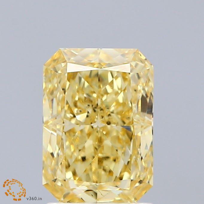 2.07 Ct. Fancy Intense Yellow Radiant Lab Grown Diamond