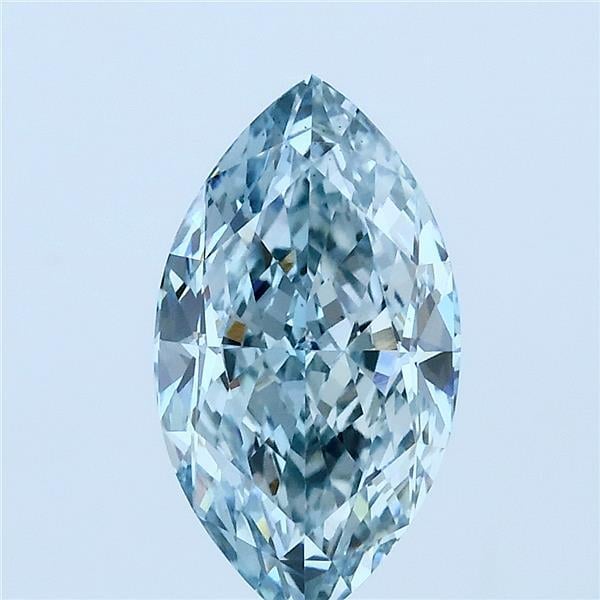2.10 Ct. Fancy Blue Marquise Lab Grown Diamond