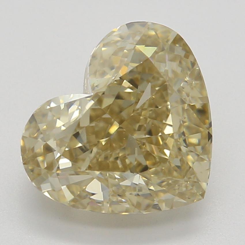 1.71 Ct. Fancy Yellowish Brown Heart Diamond