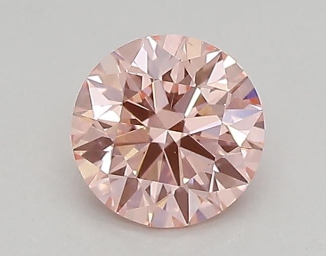 0.44 Ct. Fancy Vivid Pink Round Lab Grown Diamond